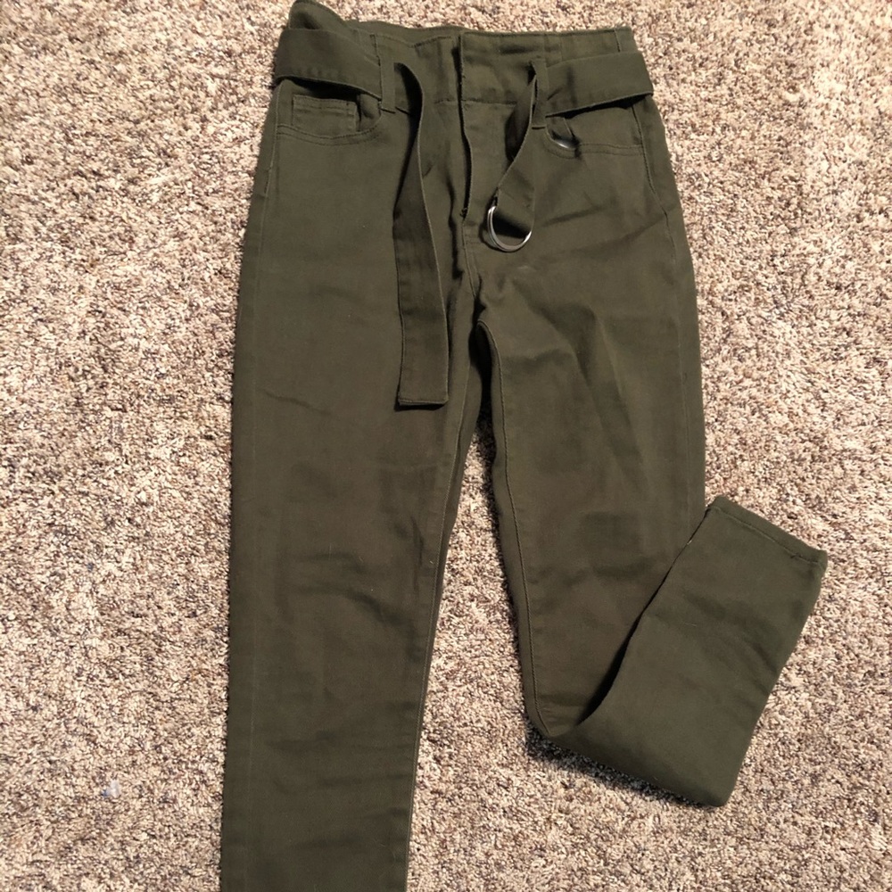 Olive Skinny Jeans